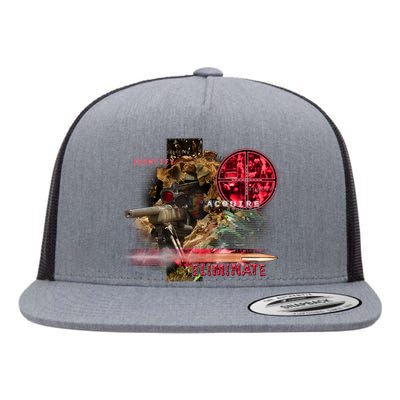 Sniper Flat Bill Trucker Hat