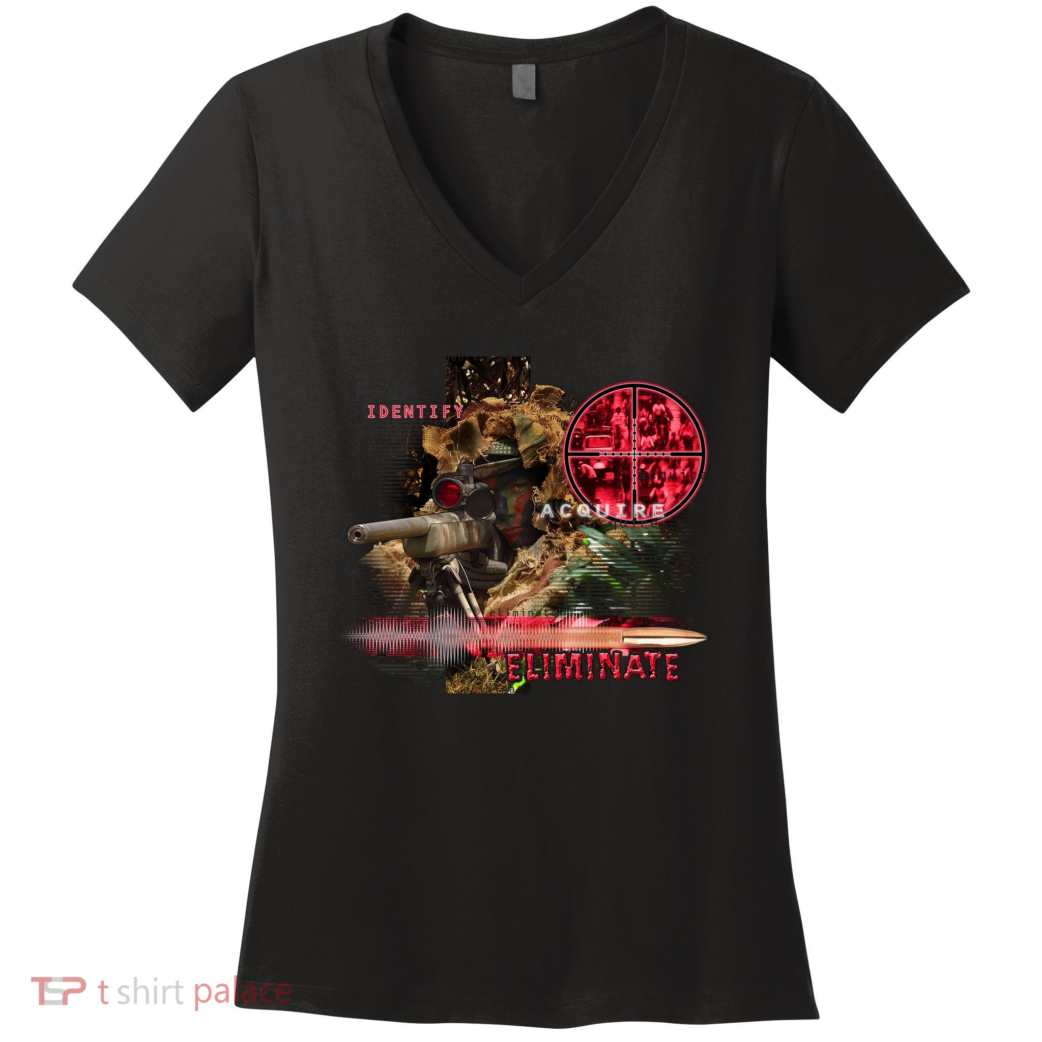 Sniper Women's V-Neck T-Shirt