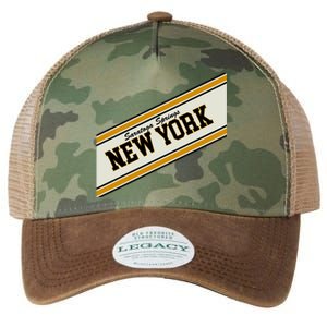 Saratoga Springs New York Varsity Logo Legacy Tie Dye Trucker Hat