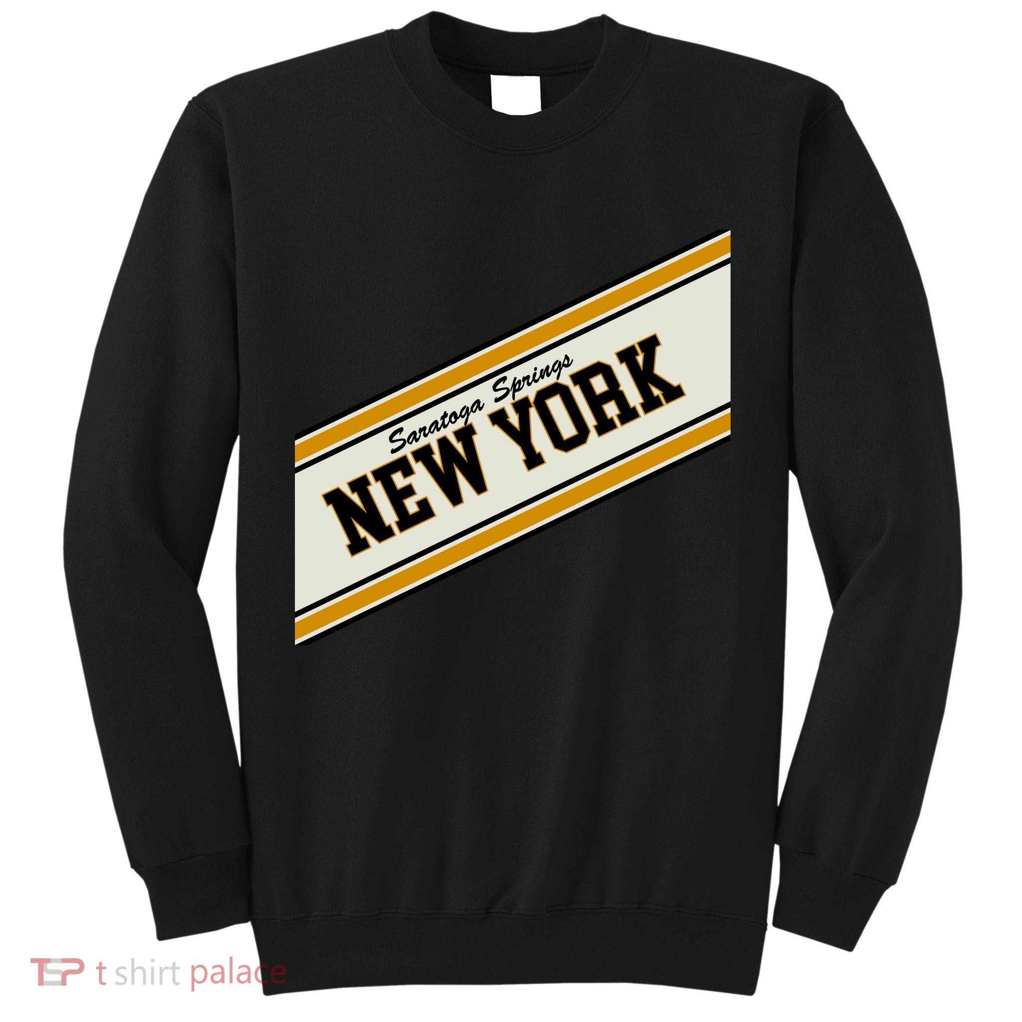Saratoga Springs New York Varsity Logo Tall Sweatshirt