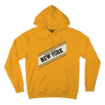 Saratoga Springs New York Varsity Logo Hoodie