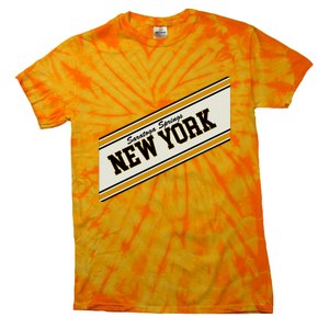 Saratoga Springs New York Varsity Logo Tie-Dye T-Shirt