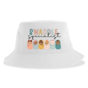 Swaddle Specialist NICU Mother Baby Nurse Tech Neonatal ICU Sustainable Bucket Hat