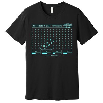 Severance Scary numbers _ Macrodata Refinement Premium T-Shirt