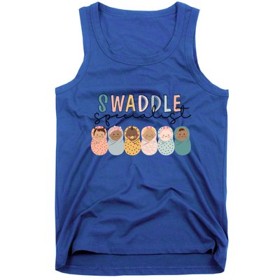 Swaddle Specialist Nicu Mother Nurse Tech Neonatal Icu Gift Tank Top