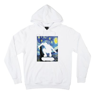 Skateboarding Starry Night Skateboard Van Gogh Hoodie