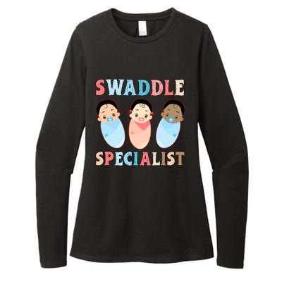 Swaddle Specialist Nicu Labor And Delivery Icu Nurse Gift Womens CVC Long Sleeve Shirt