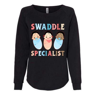 Swaddle Specialist Nicu Labor And Delivery Icu Nurse Gift Womens California Wash Sweatshirt