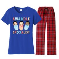 Swaddle Specialist Nicu Labor And Delivery Icu Nurse Gift Women's Flannel Pajama Set