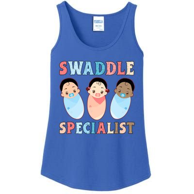 Swaddle Specialist Nicu Labor And Delivery Icu Nurse Gift Ladies Essential Tank