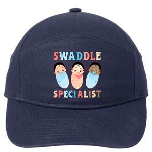 Swaddle Specialist Nicu Labor And Delivery Icu Nurse Gift 7-Panel Snapback Hat