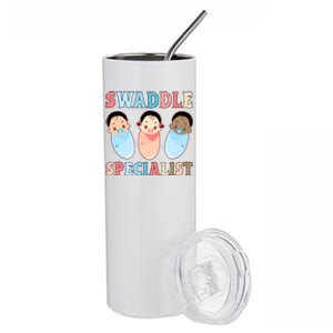 Swaddle Specialist Nicu Labor And Delivery Icu Nurse Gift Stainless Steel Tumbler