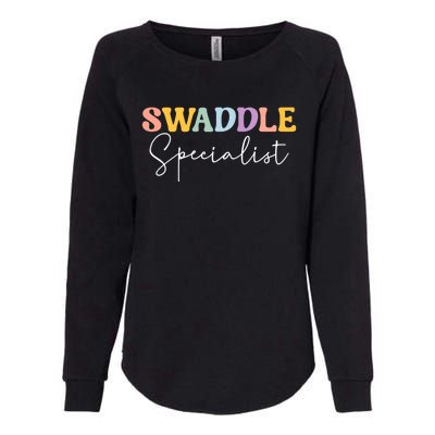 Swaddle Specialist Nurse Nicu Mother Nurse Neonatal Icu Funny Gift Womens California Wash Sweatshirt