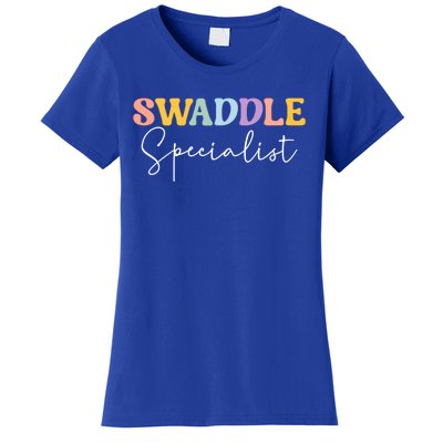 Swaddle Specialist Nurse Nicu Mother Nurse Neonatal Icu Funny Gift Women's T-Shirt