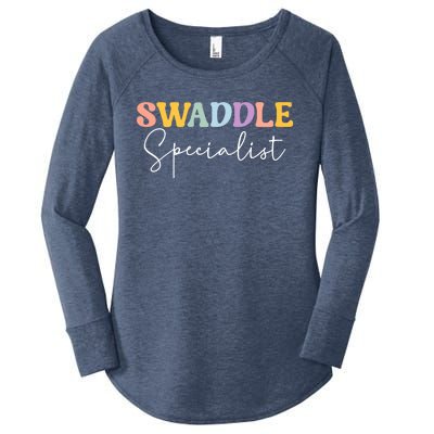 Swaddle Specialist Nurse Nicu Mother Nurse Neonatal Icu Funny Gift Women's Perfect Tri Tunic Long Sleeve Shirt