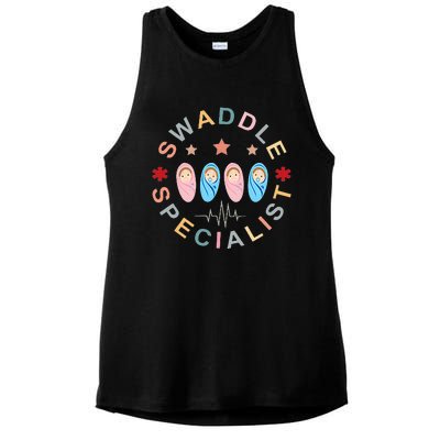 Swaddle Specialist Nurse Postpartum Nurse Mother Baby Nurse Ladies PosiCharge Tri-Blend Wicking Tank