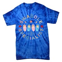 Swaddle Specialist Nurse Postpartum Nurse Mother Baby Nurse Tie-Dye T-Shirt