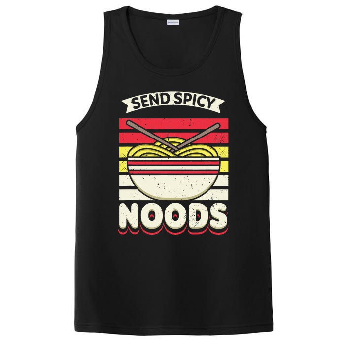 Send Spicey Noods Retro Artwork For A Ra Noodle Lover PosiCharge Competitor Tank