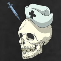 Skull Skeleton Nurse Injection Cute Gift 11oz C Handle Ceramic Mug