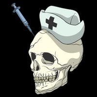 Skull Skeleton Nurse Injection Cute Gift Drawstring Bag