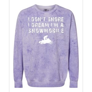 Snowmobile Colorblast Crewneck Sweatshirt