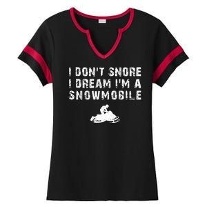 Snowmobile Ladies Halftime Notch Neck Tee