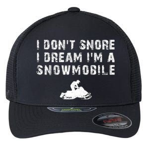 Snowmobile Flexfit Unipanel Trucker Cap