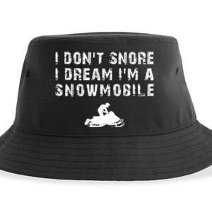 Snowmobile Sustainable Bucket Hat