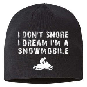 Snowmobile Sustainable Beanie