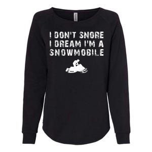 Snowmobile Womens California Wash Sweatshirt