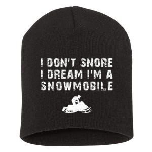 Snowmobile Short Acrylic Beanie