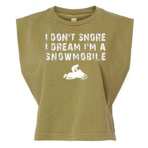 Snowmobile Garment-Dyed Women's Muscle Tee