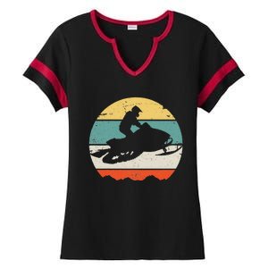 Snowmobile Ladies Halftime Notch Neck Tee