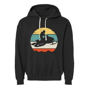 Snowmobile Garment-Dyed Fleece Hoodie