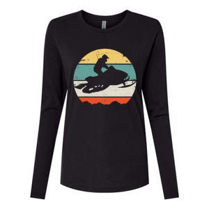 Snowmobile Womens Cotton Relaxed Long Sleeve T-Shirt