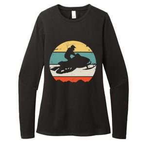 Snowmobile Womens CVC Long Sleeve Shirt