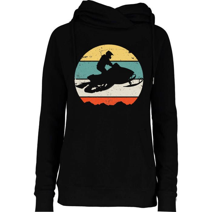 Snowmobile Womens Funnel Neck Pullover Hood