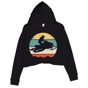 Snowmobile Crop Fleece Hoodie