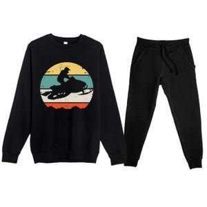 Snowmobile Premium Crewneck Sweatsuit Set