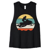 Snowmobile Women's Racerback Cropped Tank