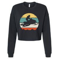 Snowmobile Cropped Pullover Crew