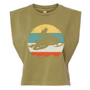 Snowmobile Garment-Dyed Women's Muscle Tee