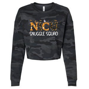 Snuggle Squad NICU Nurse Neonatal Nurse Halloween Costume Cropped Pullover Crew