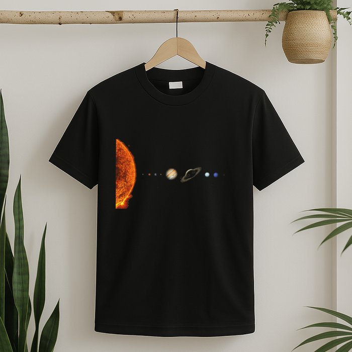 Solar System Nerd Galaxy Science And Planets Astronomy T-Shirt