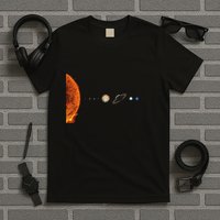 Solar System Nerd Galaxy Science And Planets Astronomy T-Shirt