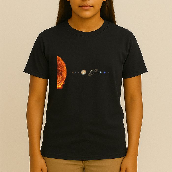 Solar System Nerd Galaxy Science And Planets Astronomy T-Shirt