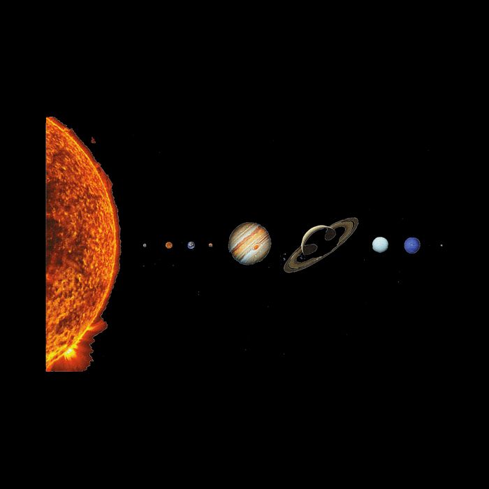 Solar System Nerd Galaxy Science And Planets Astronomy T-Shirt
