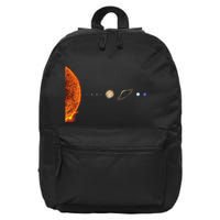 Solar System Nerd Galaxy Science And Planets Astronomy 16 in Basic Backpack