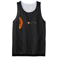 Solar System Nerd Galaxy Science And Planets Astronomy Mesh Reversible Basketball Jersey Tank