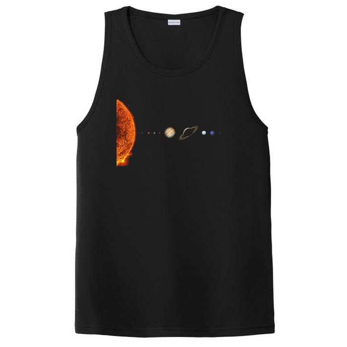 Solar System Nerd Galaxy Science And Planets Astronomy PosiCharge Competitor Tank